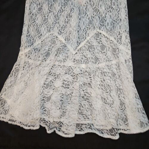 GUNNE SAX By JESSICA McCLINTOCK Vintage 80s Lace Dress Read - Picture 4 of 9