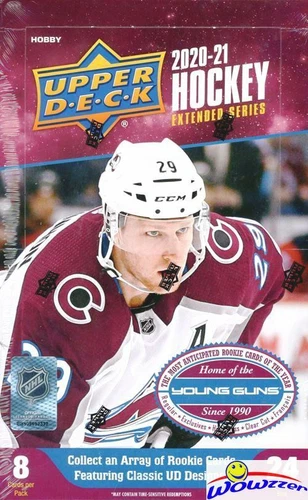2020/21 Upper Deck EXTENDED SERIES MASSIVE Factory Sealed HOBBY Box-6 Young Gun+