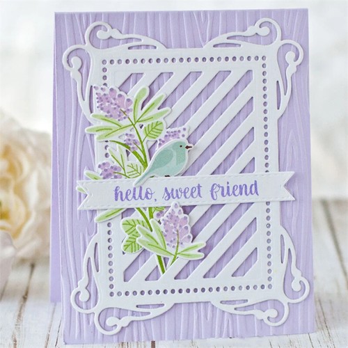 Metal Cutting Dies Background Frame Scrapbooking Embossing Paper Card Stencils - Picture 16 of 34