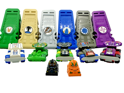 LEGO Vintage LEGO Racers Lot With Launchers Xalax *READ DESCRIPTION* - Picture 2 of 13