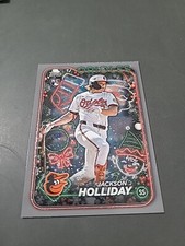 2024 Topps Holiday Jackson Holliday Silver Metallic Glitter SP #H50 RC Orioles