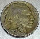 1926 P Buffalo Nickel Very Good 5 Cent US Coin - SR249