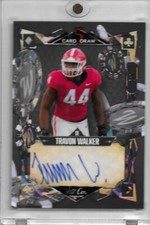 2022 Wild Card Travon Walker 5 Card Draw 1/1 Auto Jacksonville Jaguars #5CDM-42