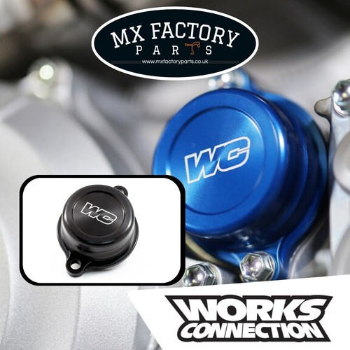 Coperchio filtro olio YZ450F 23 24 25, YZ450FX 24, WR450F 24 NERO funziona collegamento - Foto 1 di 5