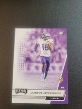 2020 Panini Playoff Justin Jefferson #213 Rookie Card RC Minnesota Vikings