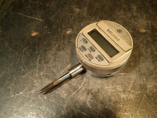 Mitutoyo IDC-1012-ME Digital Dial Indicator: 1/2" 12.7mm Travel .0005" .01mm Res