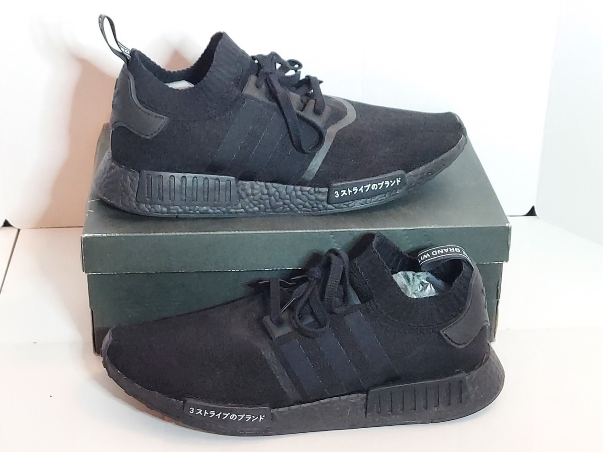 Size 14 adidas NMD R1 Primeknit Japan Triple Black 2017 190309714552 eBay