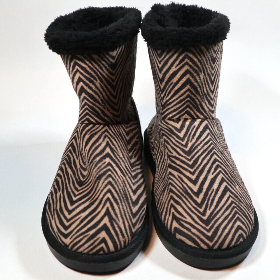 Botines Vera Bradley para mujer con estampado de cebra forrados de piel sintética suela dura talla mediana 7-8 Foto 2 de 4