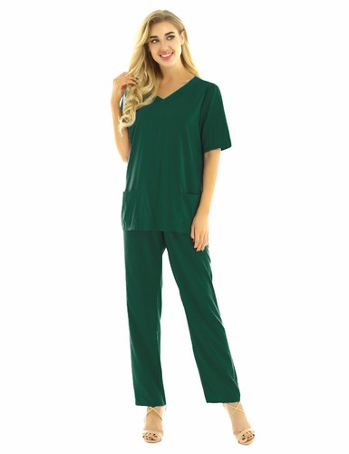 Medical Doctor Nursing Scrub Costume Unisex Women Men Uniform Scallop Scrub Sets - Bild 31 von 136