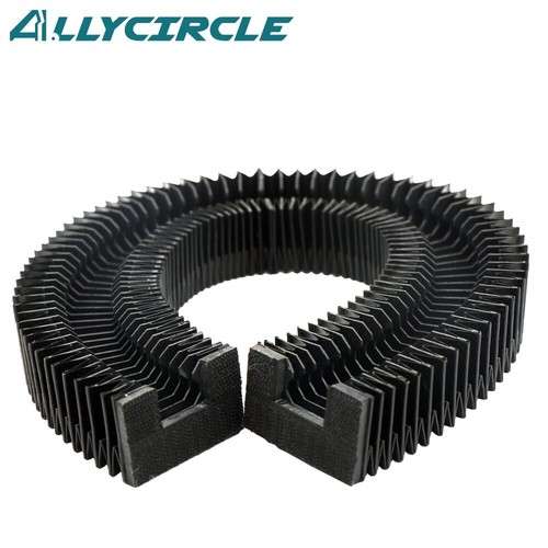 HGR15 Linear Guide Bellows Dust Proof Cover Stretched Length 200-1000 Customize - Picture 4 of 8