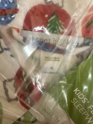 NWT Garnet Hill Kids' Flannel Pajama Top Size XL Lot Of 2 - Picture 9 of 11