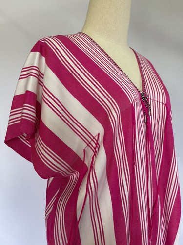 Women's Thai Hill Tribe Style Handmade Cotton Midi Dress Multi-Color Karen Chic - Picture 69 of 168