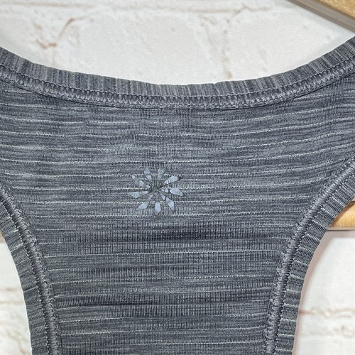 Athleta Tank Top Womens Size Medium Gray Racer Back Active Athletic Shirt - Picture 10 of 10