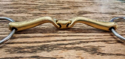 Anello sciolto scuola nuovo Snaffle Bit. Collegamento 6 1/2". Anelli 75mm - Foto 2 di 4