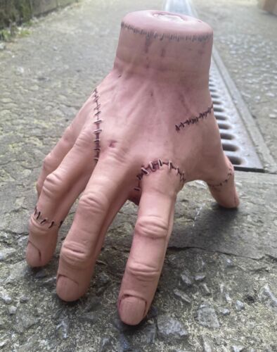 Thing Hand Scary Props Wednesday Adams Cosplay Halloween Party Family UK STOCK