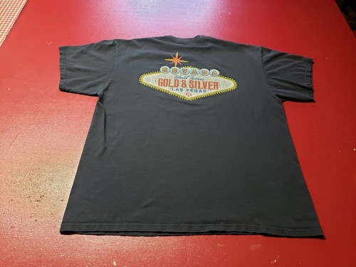 World Famous Gold & Silver Pawn Shop Las Vevas T-Shirt Blk XXL 100% Cotton - Picture 7 of 8