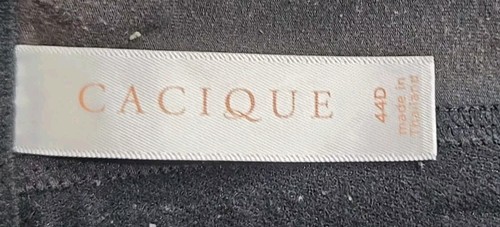 Lane Bryant Cacique BH schwarz Größe 44D ungefüttert vollflächig ohne Bügel!!EUC!!* - Bild 4 von 7