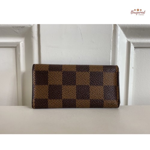 Original Louis Vuitton Damier Ebene beschichtetes Canvas Leder 4 Schlüsseletui CT4183 - Bild 3 von 12