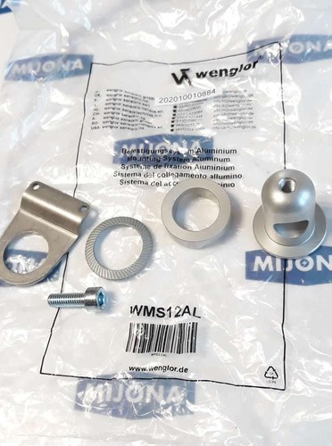 SISTEMA DE MONTAJE WENGLOR WMS12AL ALUMINIO PARA 54,5X27X16MM (NUEVO STOCK ANTIGUO) - Imagen 1 de 4