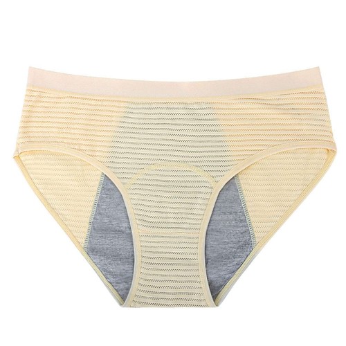 Women Menstrual Period Underwear Leak Proof Mid Cotton Panties Briefs Plus Size - Picture 16 of 17
