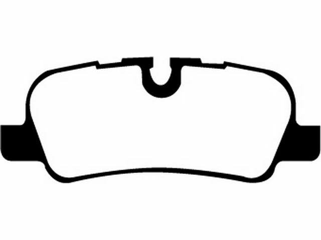 For 2005-2009 Land Rover LR3 Brake Pad Set Rear EBC 37889RD 2006 2008