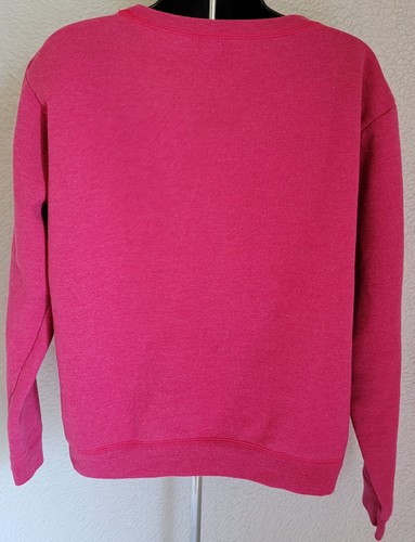 Hanes Womens Sweatshirt Shirt Top Blouse Size M Medium Pink - Picture 12 of 24