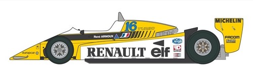 ITALERI,RENAULT RM 23 Turbo F1à peindre, 1/12, ITA4707 - Photo 10/11