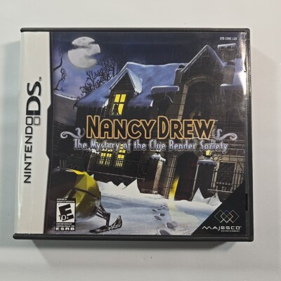 Nancy Drew: The Mystery Of The Clue Bender Society Nintendo DS Complete CIB