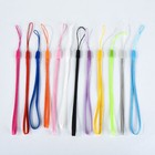  100 Pcs Wrist Lanyard Colorful Strap Portable Short for Phone Mobile Straps