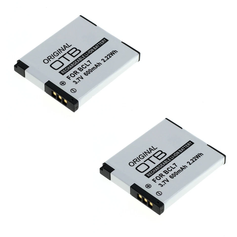 PATONA, OTB 2x Akku Ersatzakku für Panasonic Lumix DMC-SZ3 DMC-SZ10 DMC-FS50