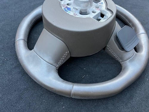 Audi A7 2017 OEM Brown Leather Wrapped Steering Wheel – Part Number 4G0419091T - Picture 8 of 10