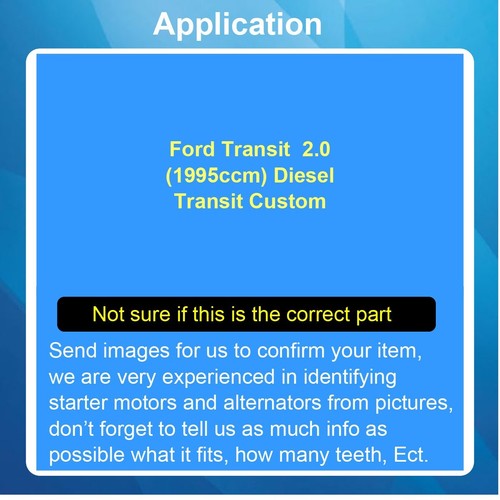 Alternator For Ford Transit 470 2.0 (1995ccm) Diesel 2016- FGN20S029 FGN20S052 - Picture 4 of 5