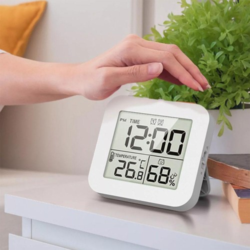Termómetro Higrómetro Reloj de Pared con Alarma Reloj Impermeable Digital Ducha/Reino Unido| - Imagen 8 de 14
