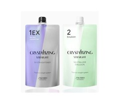 NEW SHISEIDO Crystallizing Hair Straightener EX 1+2 400g+400g