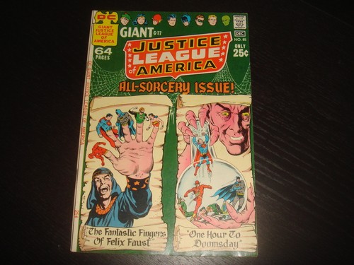 JUSTICE LEAGUE OF AMERICA #85  Giant G-77   DC Comics 1970 VF-