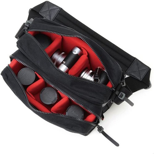 ARTISAN & ARTIST Paraffin waxing processing Canvas Camera Bag ACAM-1000-BLK New - Picture 2 of 4