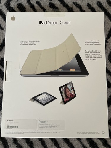 APPLE - iPad Case 9 X 7" Magnetic Cover Smart Auto Sleep - RED - MC950LL/A, New - Picture 11 of 12