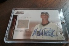 Matt Bush SP Relic/ Auto 2004 Bowman Sterling # BS MB Texas Rangers