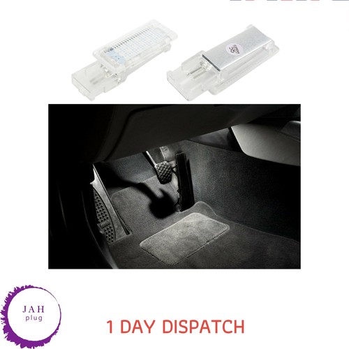 2X MK5 MK6 MK7 7.5 INTERNAL LED FOOTWELL DOOR LIGHTS FOR VW, WHITE - Picture 1 of 5