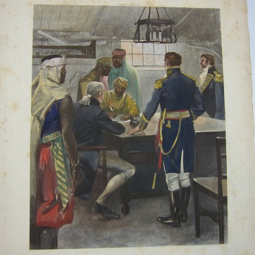 Antique 1894 Print Commandant & Warrant Officers, 1805 Hugh Witter Ditzler RARE - Picture 2 of 12