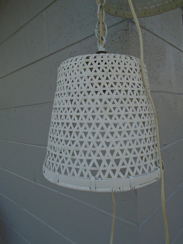 Pair Wicker Pendant Lights Rattan Cottage Coastal Ceiling lamp Regency 2 Beach - Picture 7 of 11