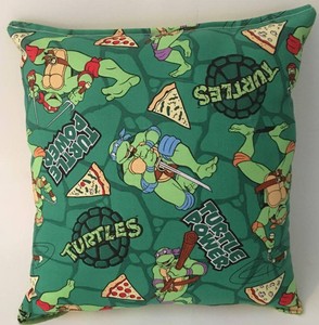 Teen-Age-Mutant-Ninja-Turtle-Pillow-TMNT-Pillow-HANDMADE-In-USA-Pizza-Pillow