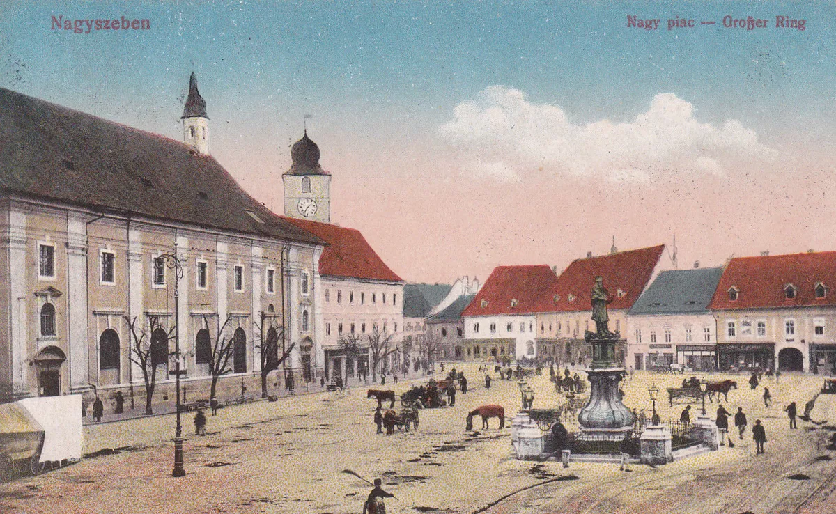 ROMANIA - Sibiu/Nagyszeben/Hermannstadt - Nagy Piac - Grosser Ring