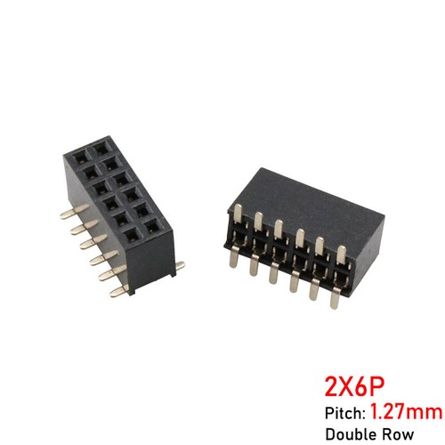 1.27mm Pitch 2P - 40P PCB Male / Female Pin Header Single / Double Row Connector - Picture 38 of 44