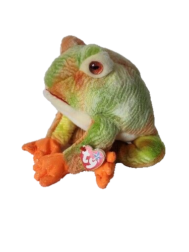 TY Beanie Buddy Prince The Frog 13" 2001 Stuffed Plush Animal Collectible Rare - Picture 2 of 10