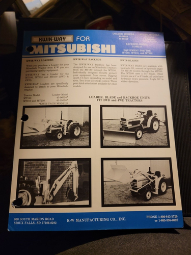 1989 Kwik-Way K-W Manufacturing Co. Inc. Brochure Set 11 Plus Price List - Picture 5 of 13
