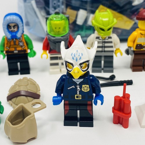 LEGO Bundle ½KG 500g  STARTER PACK 9 Minifigures & 1 Star Wars Fig + Bricks - Picture 3 of 7