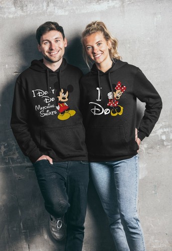 Pareja Mickey & Minnie Hoodie Set Partner Pullover Mouse Par King Queen - Imagen 2 de 6