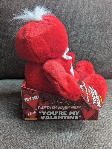 Dan Dee Tickle Tickle Wiggle Wiggle Happy Valentinstag sprechendes Plüschtier Neu aus altem Lagerbestand - Bild 7 von 13