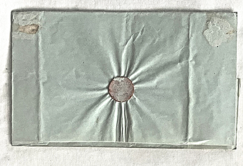 Briefmarkenloser Brief/Umschlag von 1848 von New Orleans nach 55 Broad St, New York - Bild 3 von 6